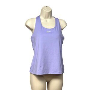 Nike Dri-FIT Women’s Swoosh Bra Racerback Tank Top, Lilac, Sz. M